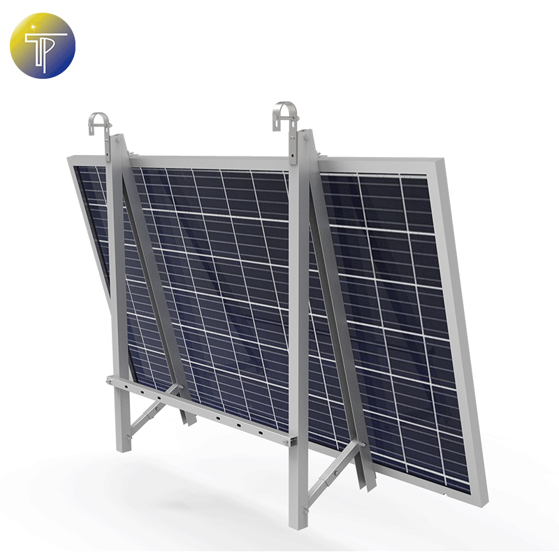 Triangular balcony solar mount M1B-W1150, easy DIY installation, 10-15° adjustable, 5-year warranty