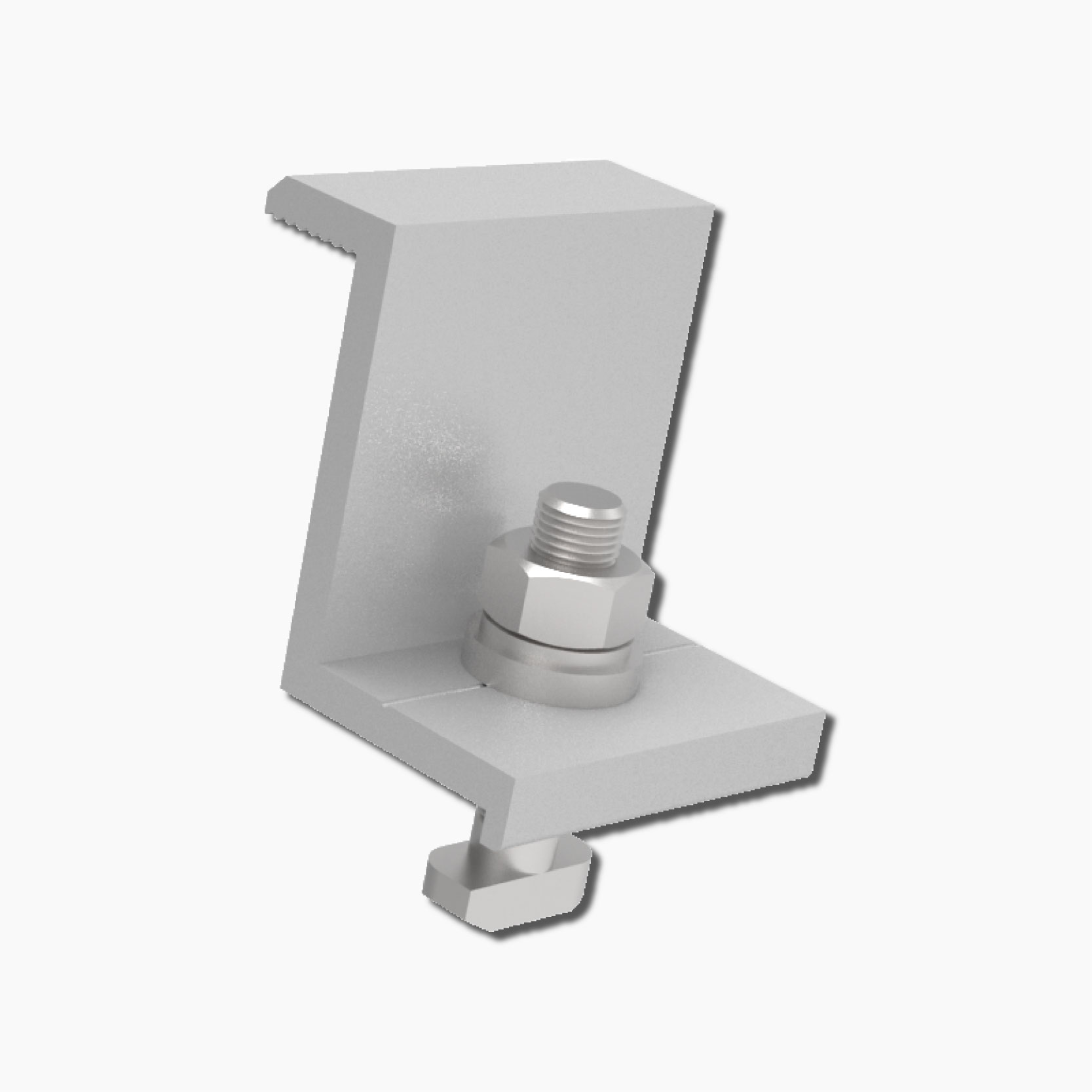 Hopergy SL-V11-0040-A 30/35 mm adjustable end clamp, silver and black. Suitable for M1A